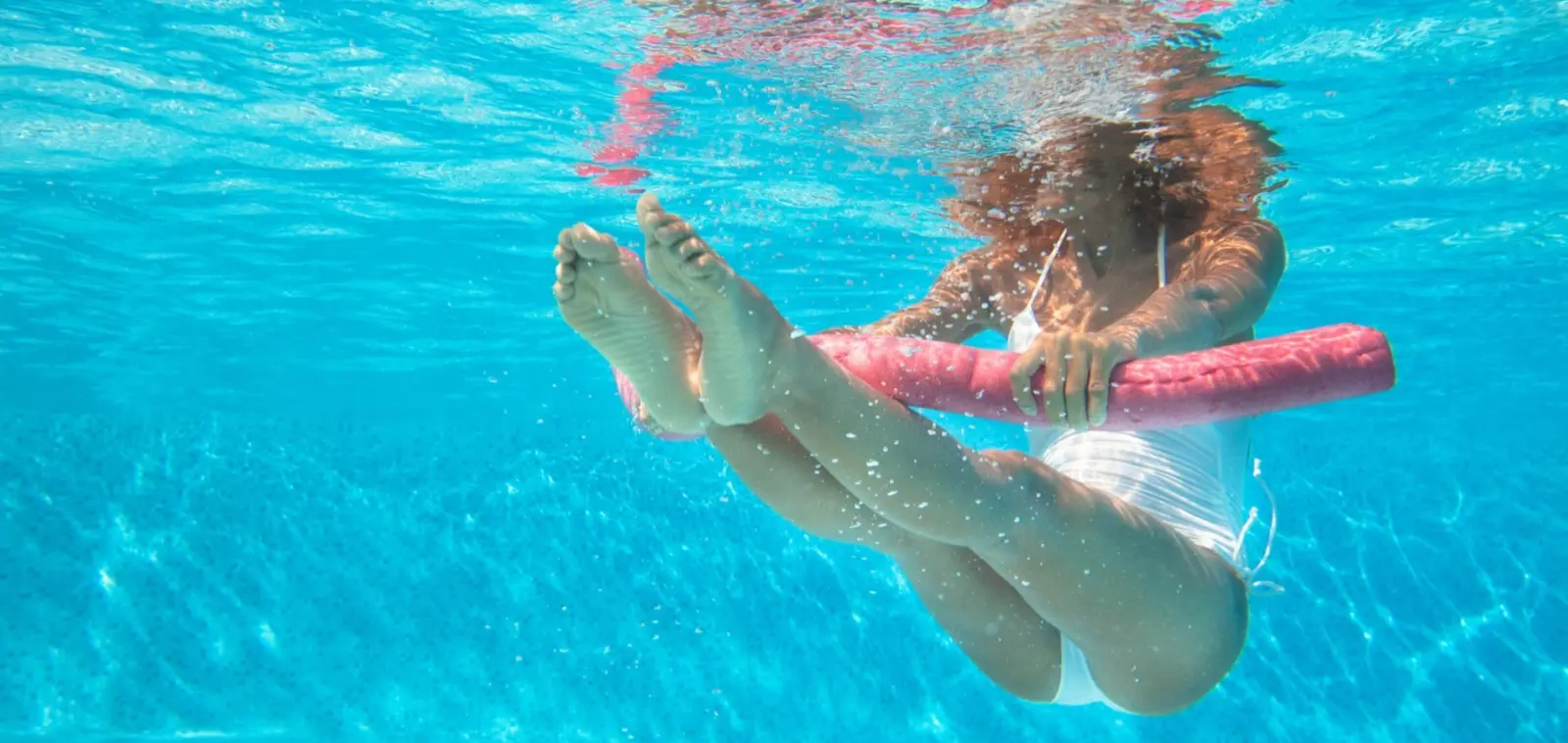 Séance d’aquagym sous l’eau
